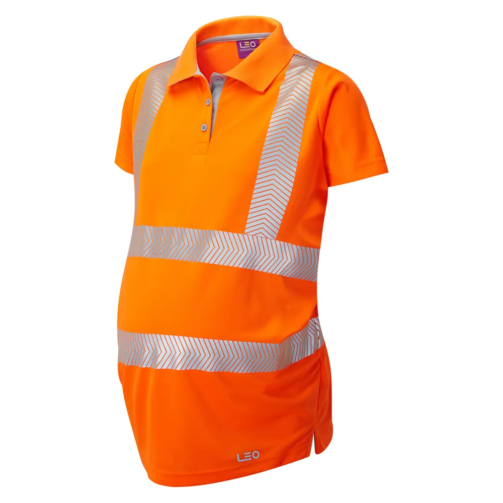LOVACOTT Leo EcoViz Performance+ Maternity Polo Shirt